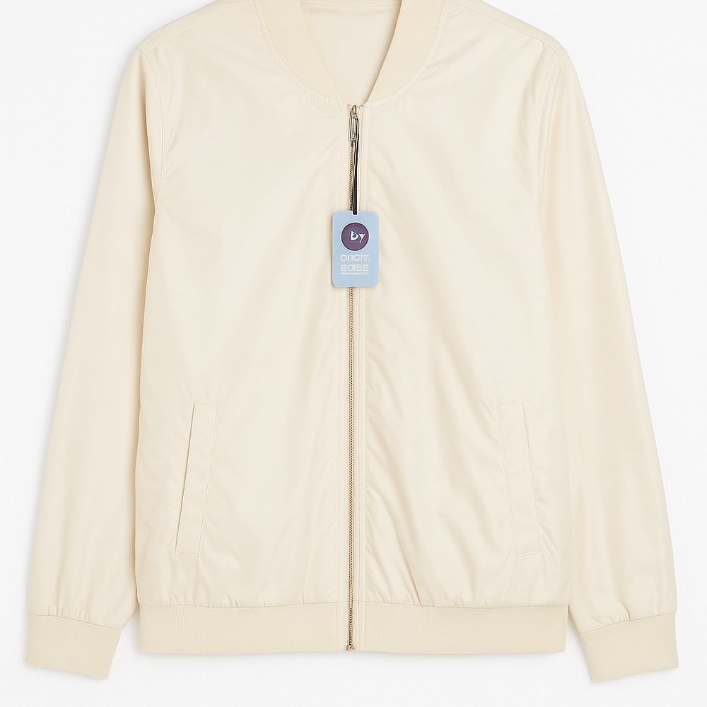 Joy Clean Boss Women’s Ivory Windbreaker Jacket – Size M